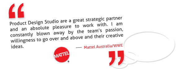 Mattel Australia prefers working with Product Design Studio