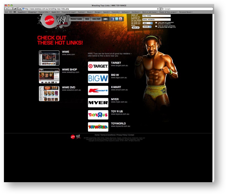 Hot links for website creation to increase business and retail in Melbourne Australia by Product Design Studio 