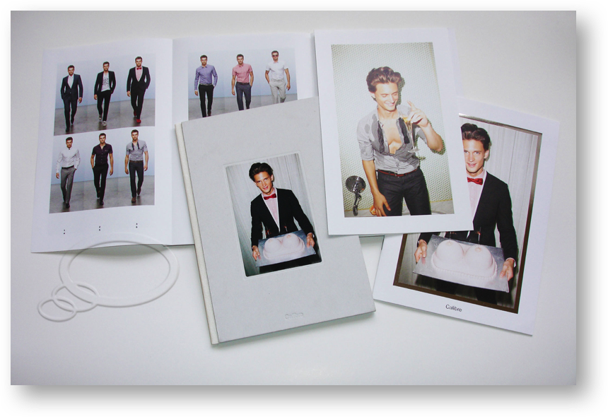 Special printing catalogue for Calibre clothing by Product Design Studio