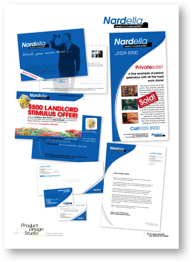 real estate marketing graphic and print solutions Melbourne Australia